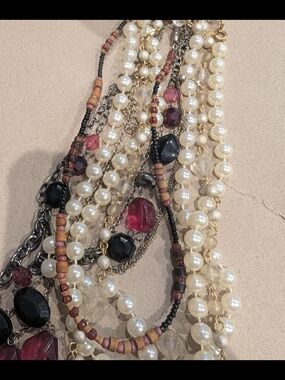 Set Of Seven Necklaces